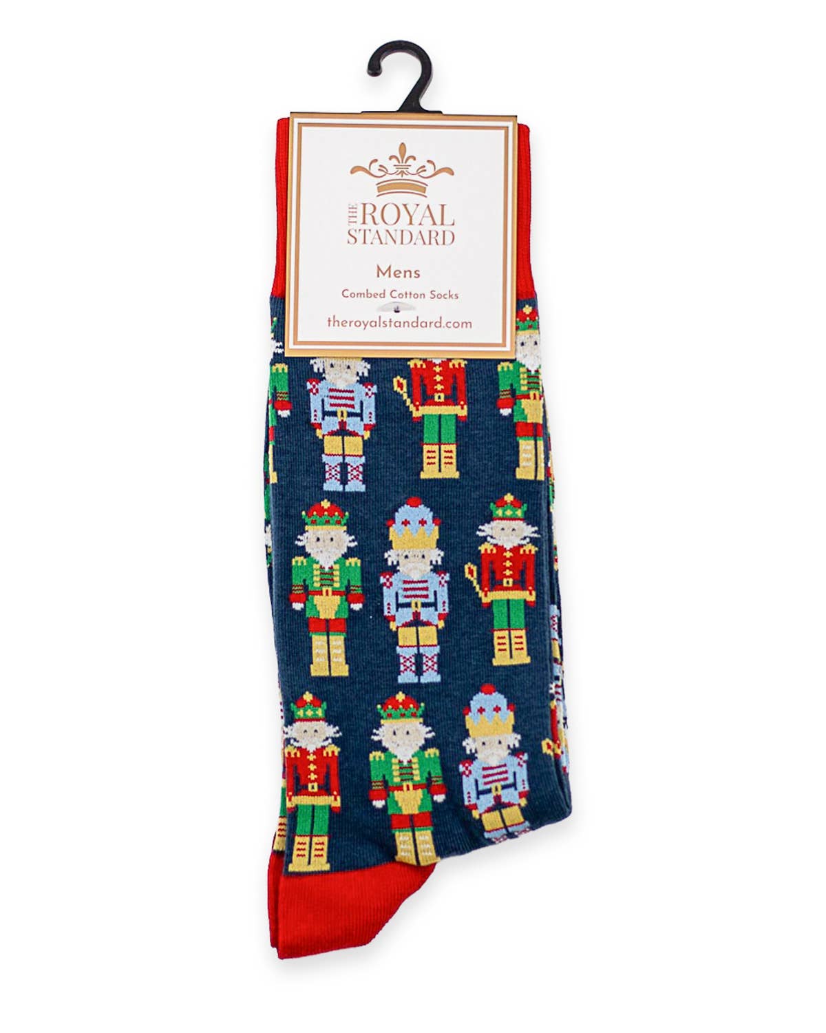Men's Nutcracker Socks Navy/Red