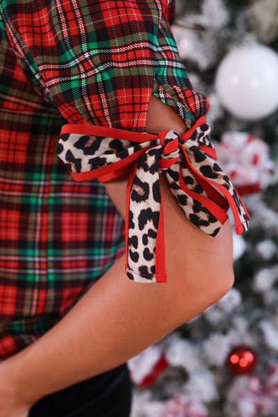 Lana Top- Plaid & Prowl