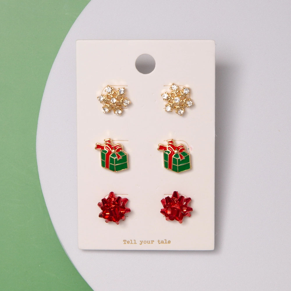 Christmas Themed Stud Earrings