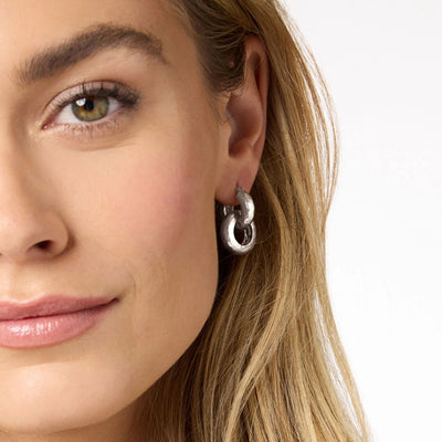 Catalina 2-in-1 Earrings Silver