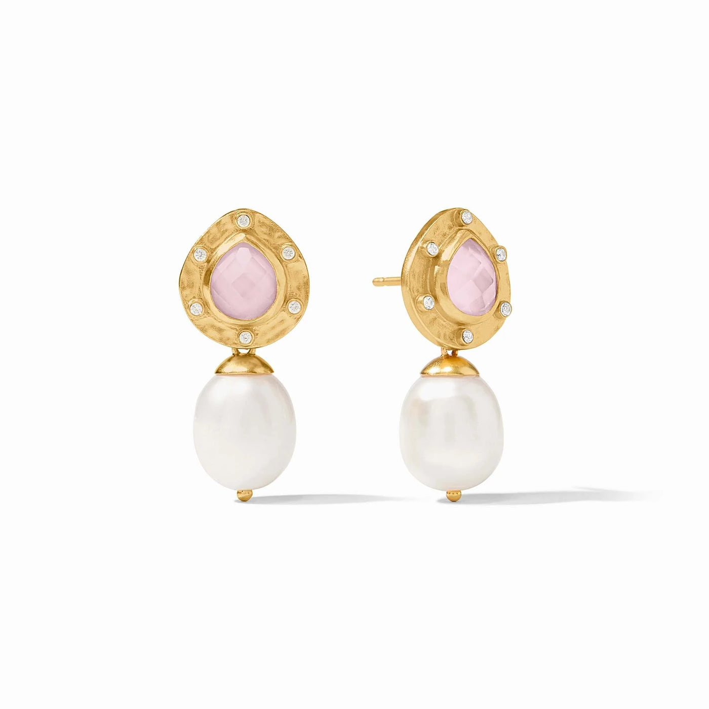 Clementine Pearl Drop Earring Rose