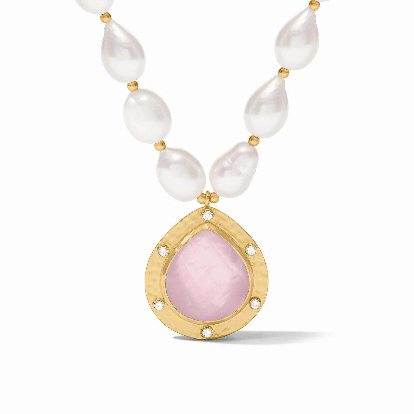 Clementine Statement Necklace Rose