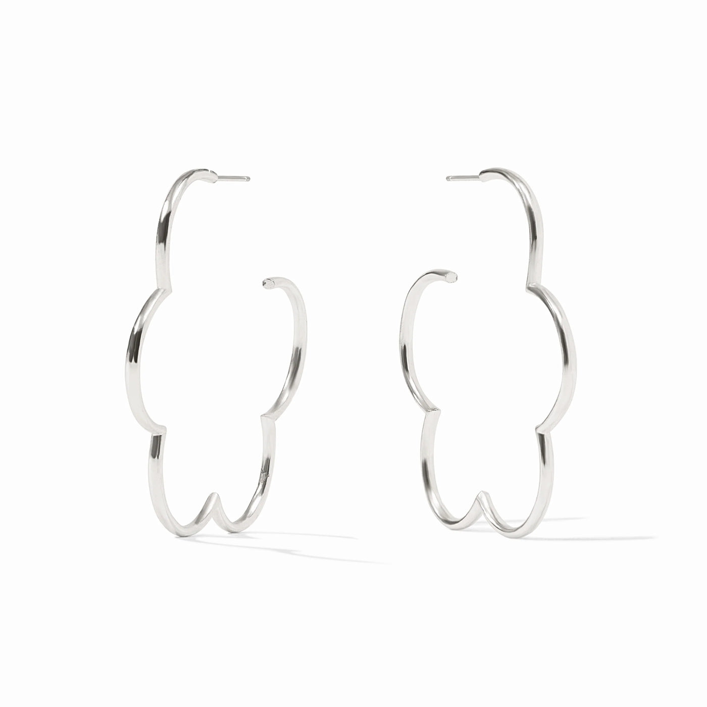 Gardenia Hoop Silver L