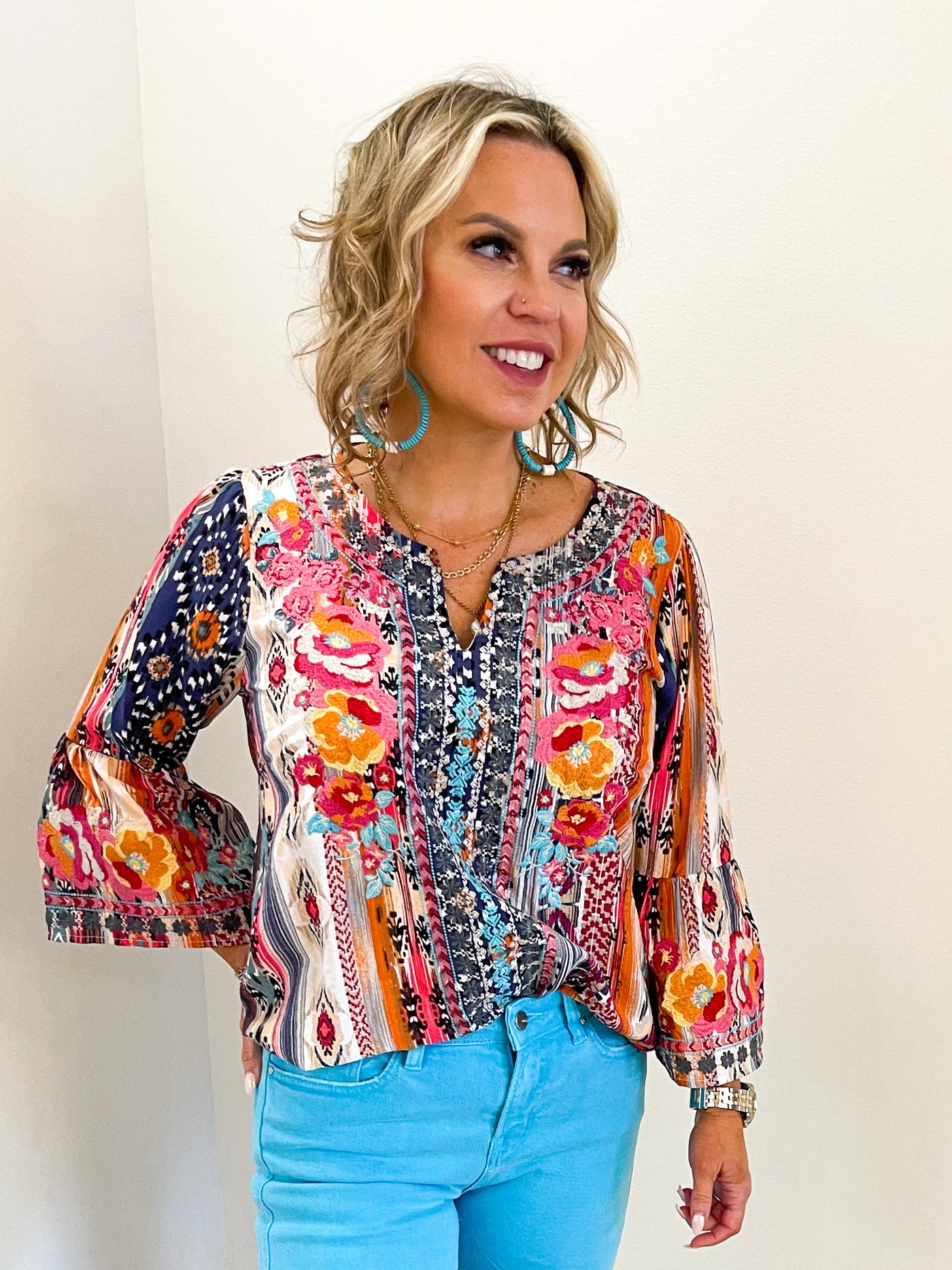 Katie Embroidered Top
