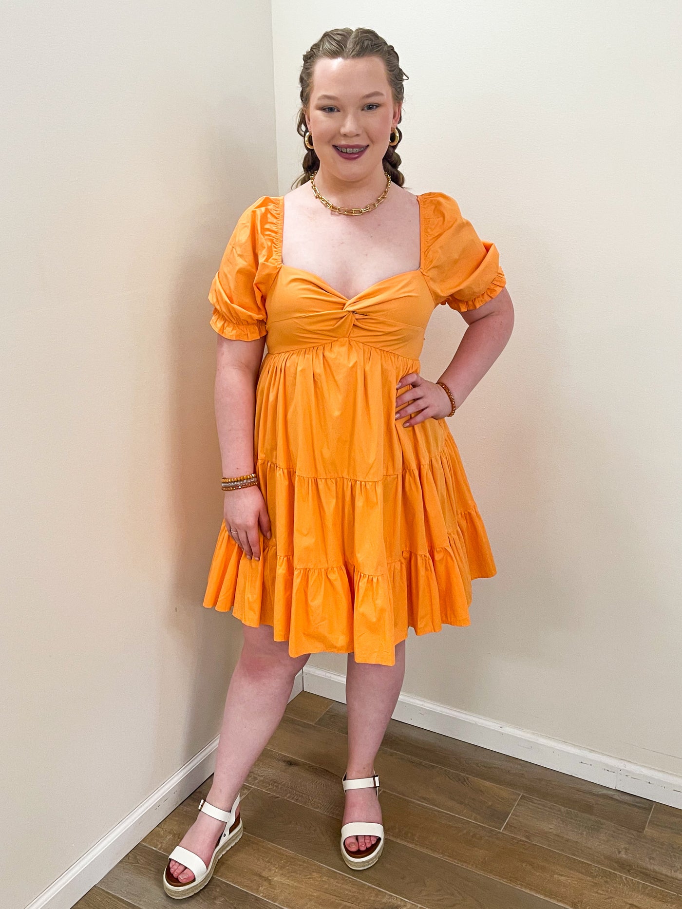 Jessica Dress (Orange)
