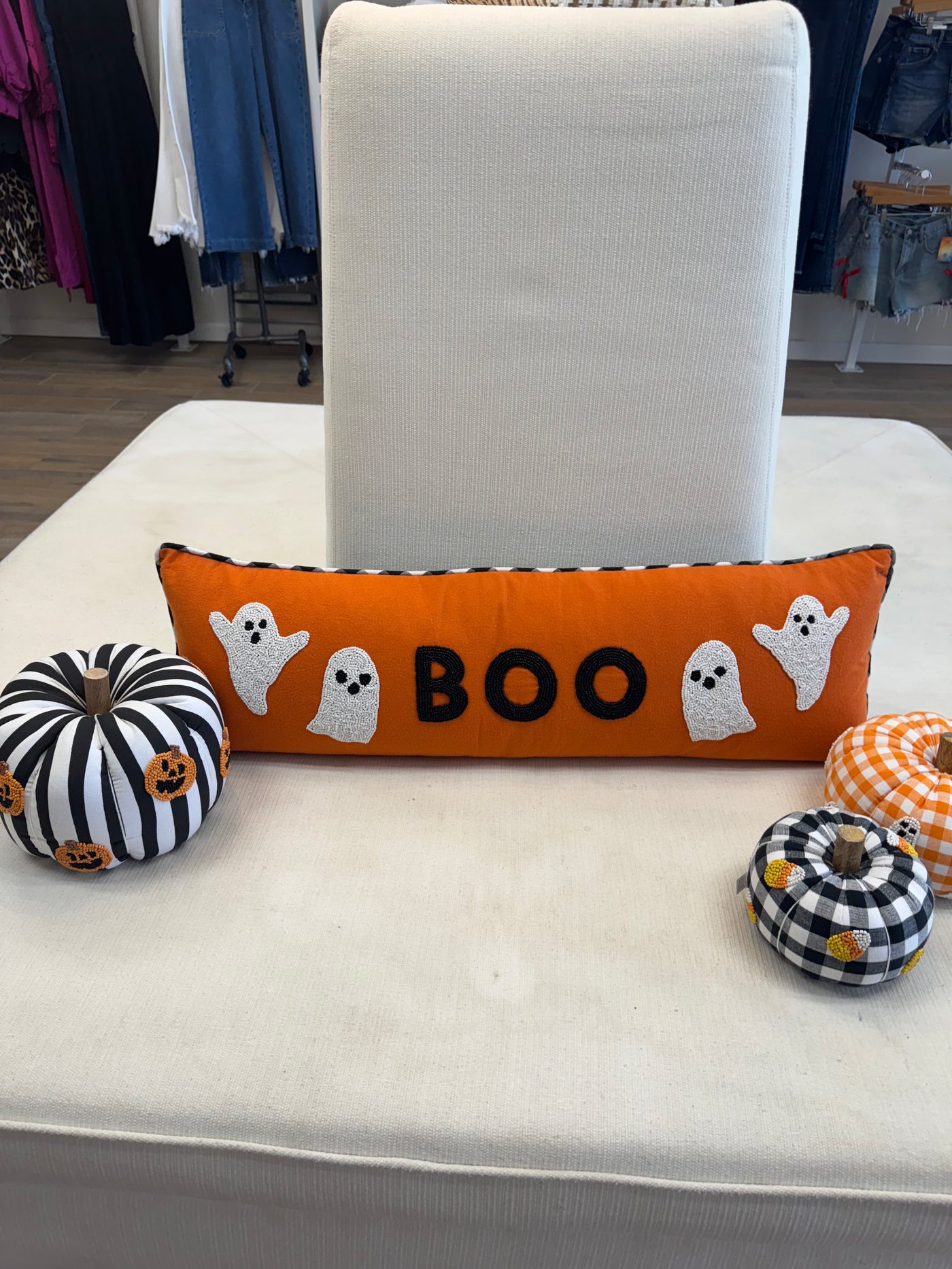 Halloween Beaded Pumpkin (Pumpkin)