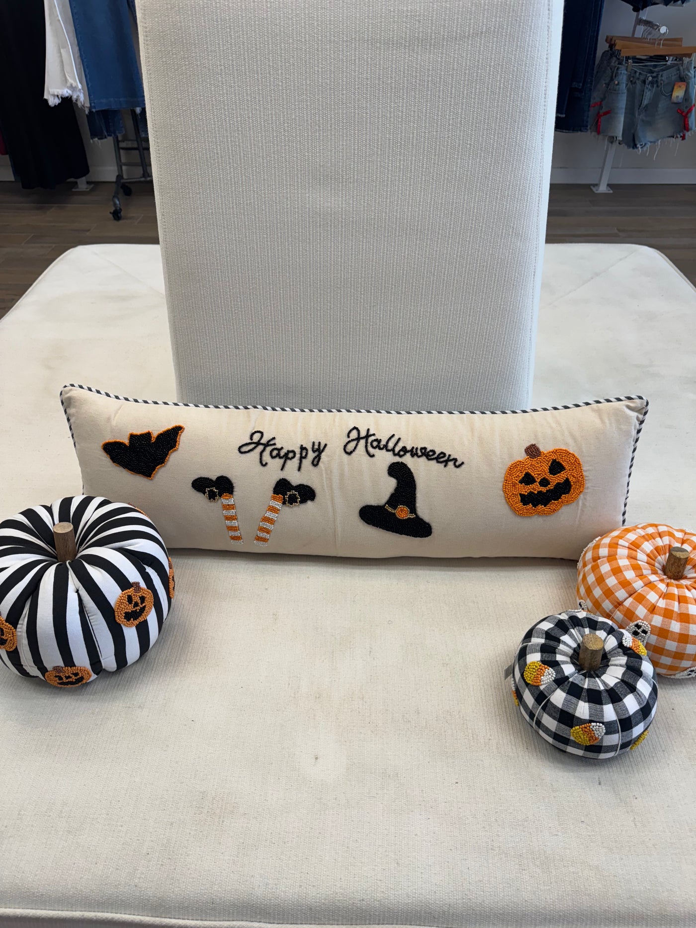 Halloween Beaded Pumpkin (Pumpkin)