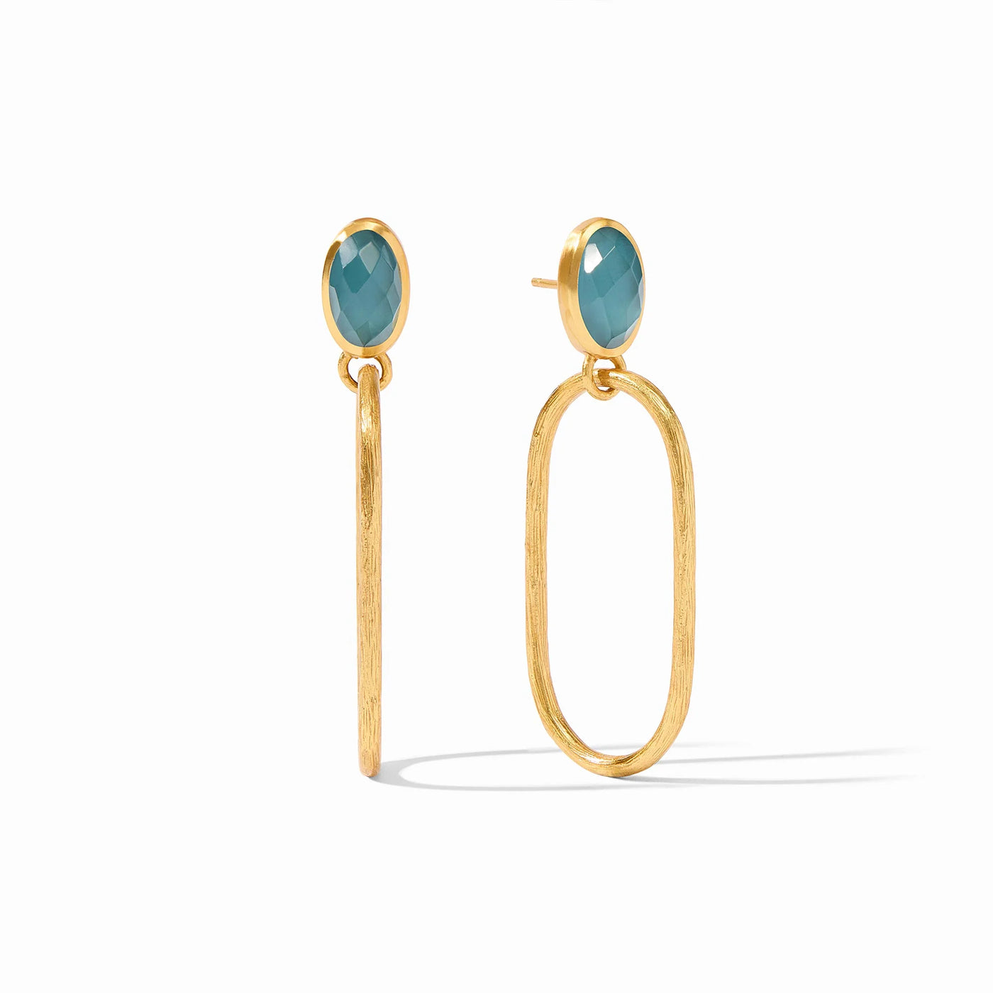 Julie Vos Ivy Statement Earring Peacock