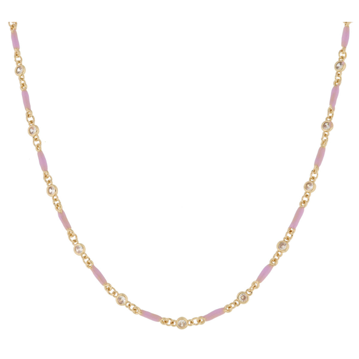 JM Mini Bars Necklace (Lavender)