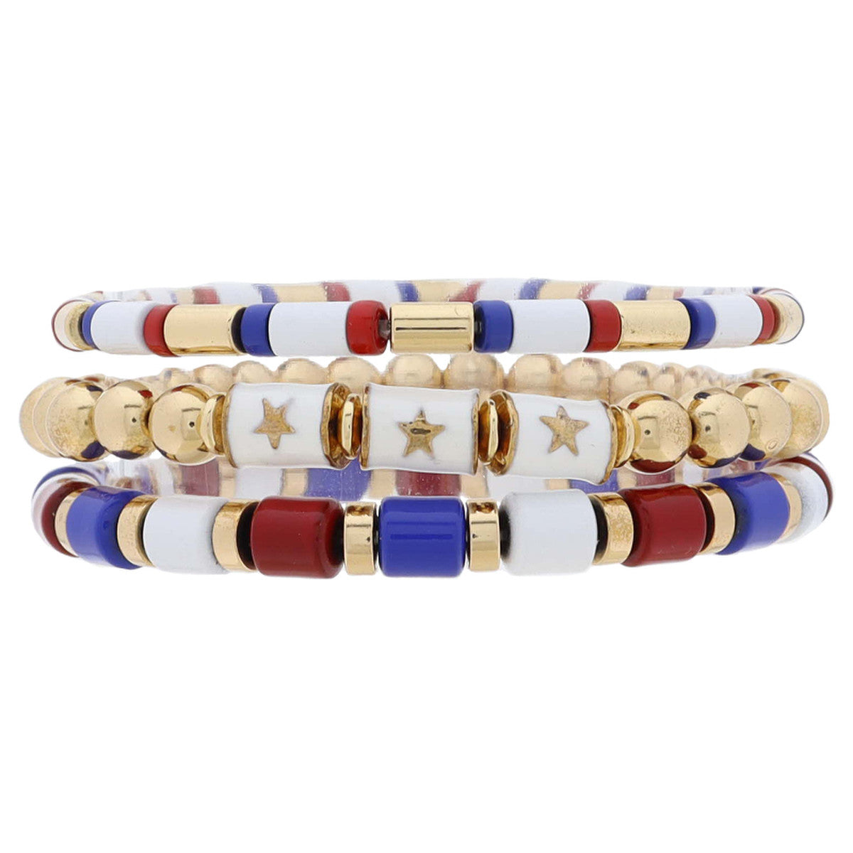 America Bracelets (3 Stack Stars)