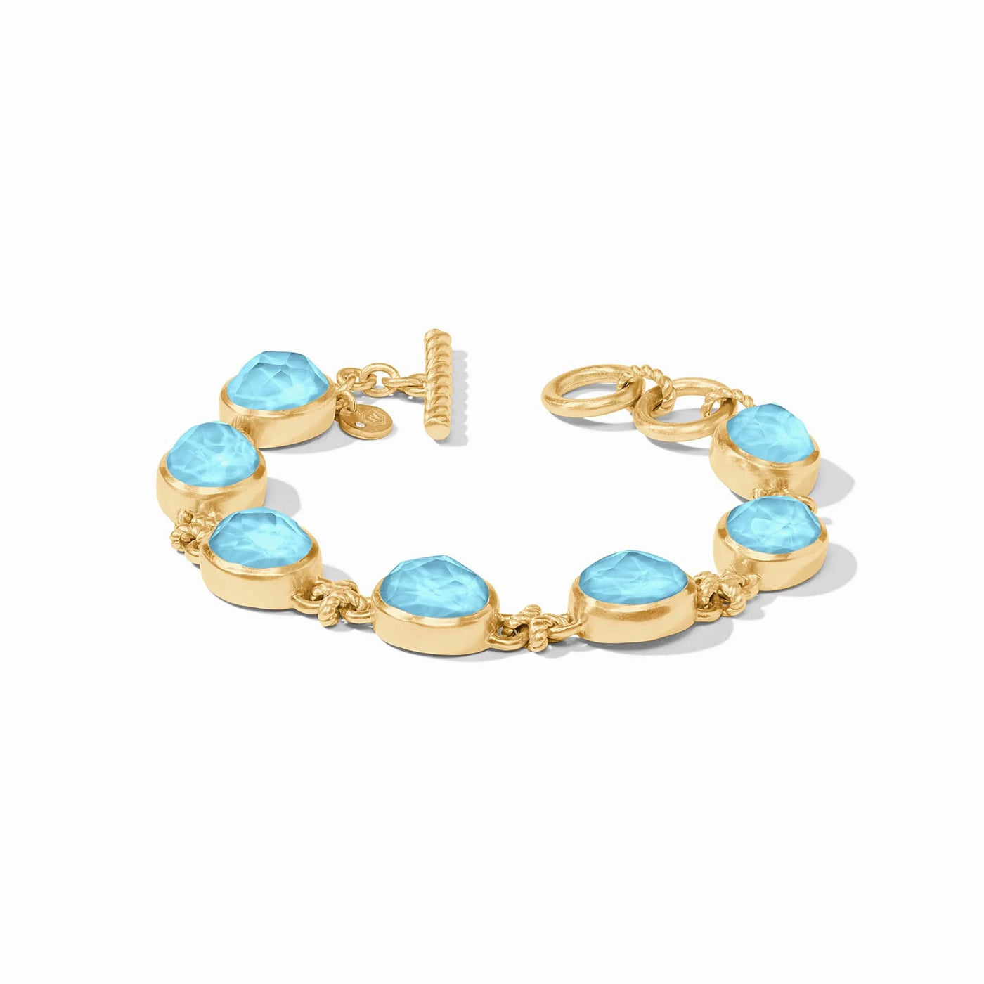Nassau Demi Stone Bracelet - Capri Blue