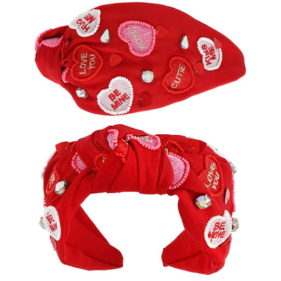 Valentine's Day Conversation Hearts Headband