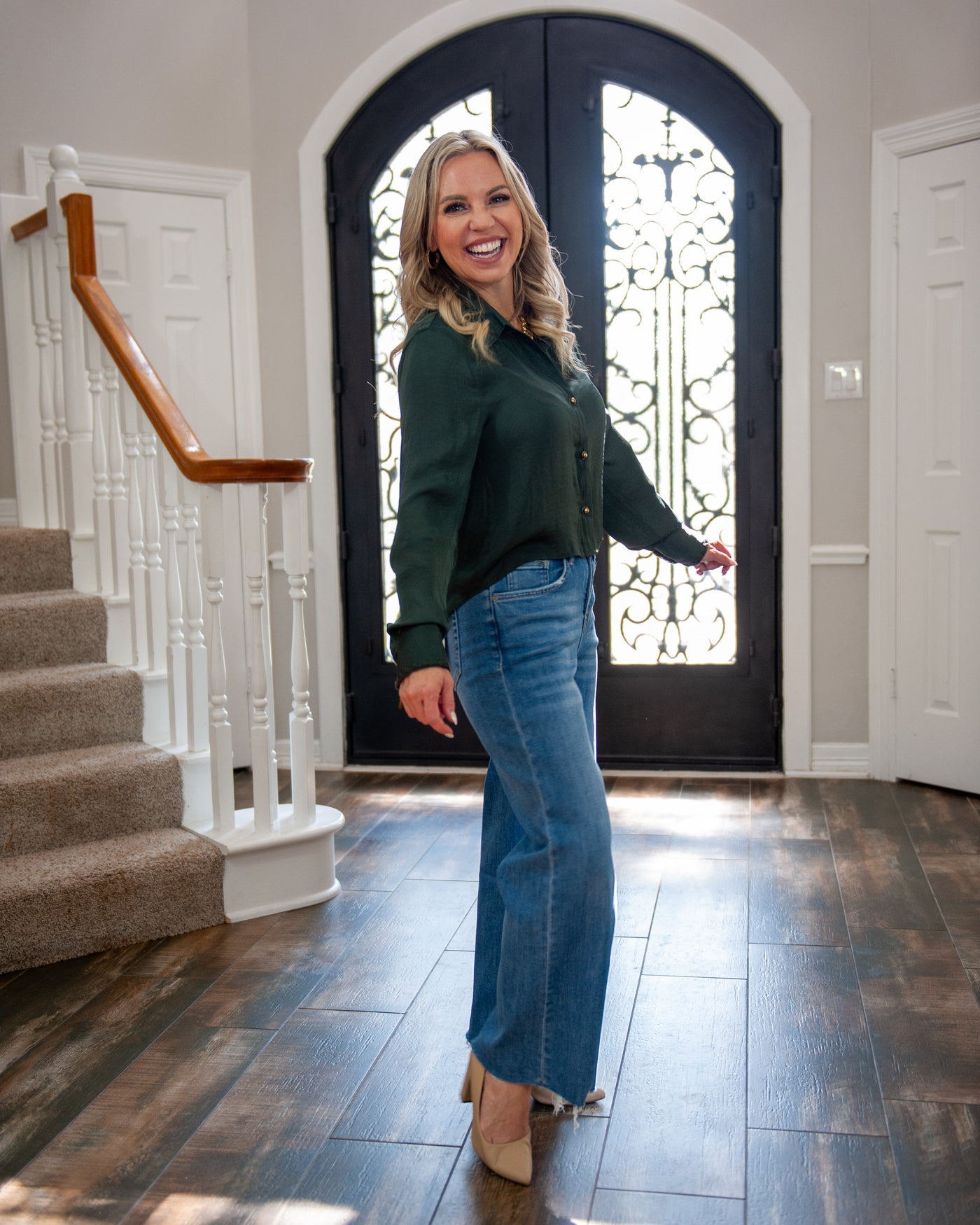 Rocket Science Crop Wide Leg Jeans