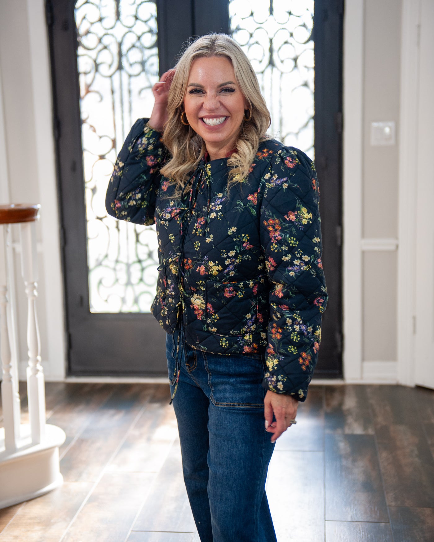 Georgia Quilted Floral Jacket