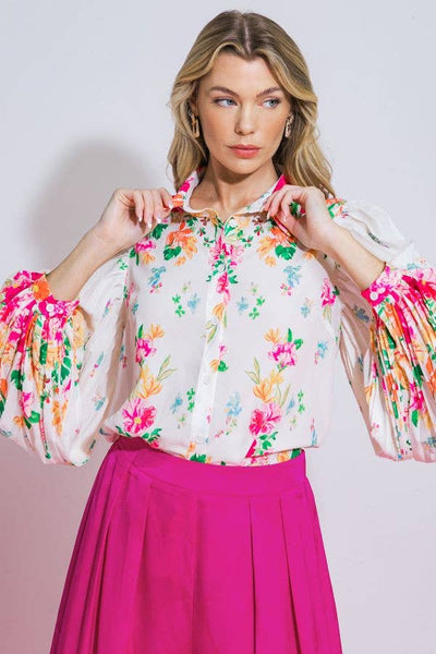Lydia Floral Top