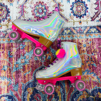 Roller Skates - Hologram Pom